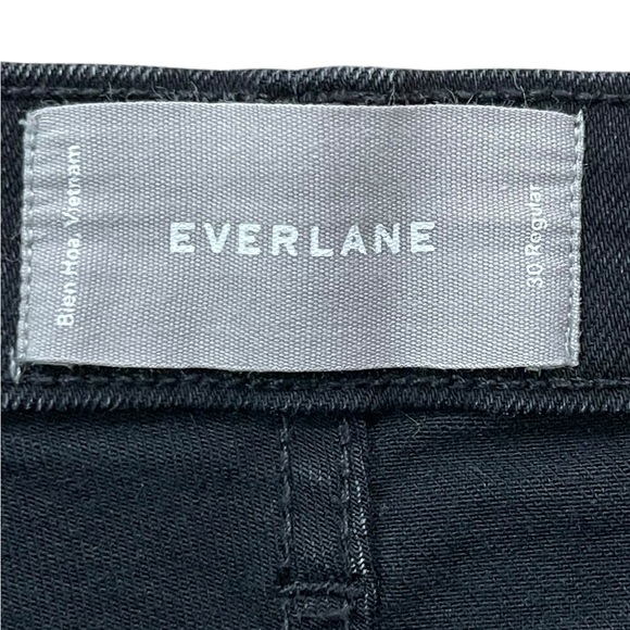 EVERLANE Hi-Rise Skinny Black Jeans Size 30 Strechy - Picture 6 of 11